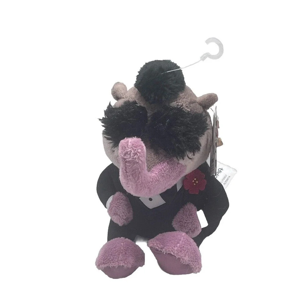 Zootopia Small Plush Mr Big 6" Purple Black Tuxedo Disney Tomy Stuffed Animal